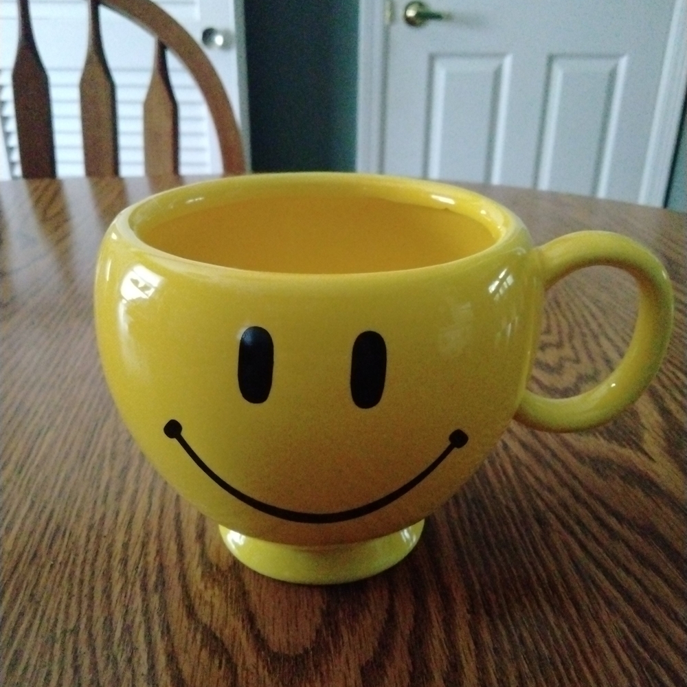 Yellow Smiley Face Mug